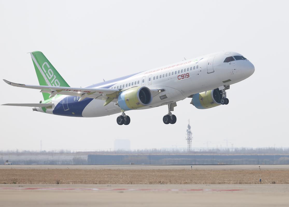 中国国产大型客机C919首飞拉萨将开展科研试飞,中国的大客机c919