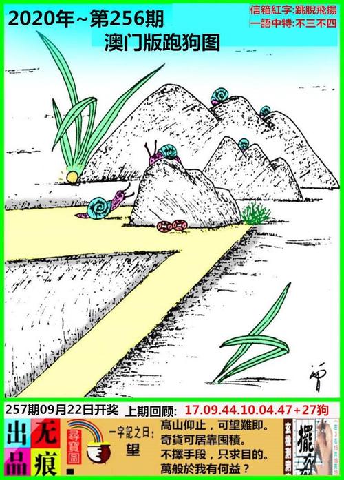 澳门2020跑狗图,2021澳门版跑狗图